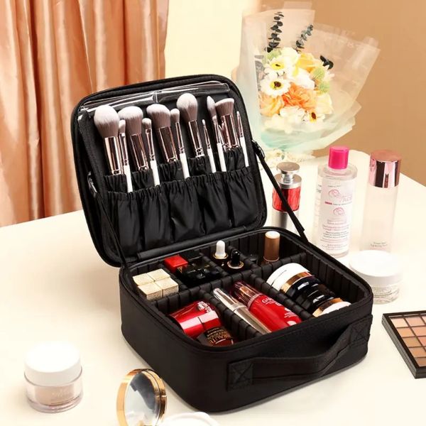 1pc large capacity makeup bag with mirror, travel makeup bag, portable makeup storage box, makeup storage with mirror, professional makeup b
1pc large capacity makeup bag with mirror, travel makeup bag, portable makeup storage box, makeup storage with mirror, professional makeup b