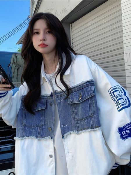 womens jackets spring and autumn hong kong style baseball jacket american retro loose casual couple 230818, Black;brown
womens jackets spring and autumn hong kong style baseball jacket american retro loose casual couple 230818, Black;brown