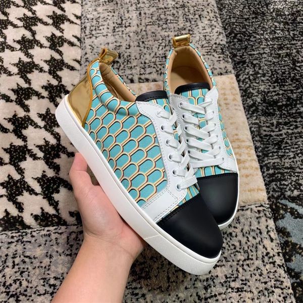 luxury designer fishscale pattern leather red bottoms low shoes for men's casual flats loafers women's summer brand sneakers, Black
luxury designer fishscale pattern leather red bottoms low shoes for men's casual flats loafers women's summer brand sneakers, Black
