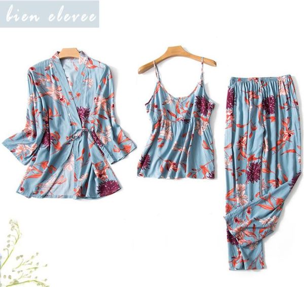 women pajamas sets sleepwear lingeries floral printed pajamas robe for ladies night suit spring autumn homewear pijamas 200916679759, Black;red
women pajamas sets sleepwear lingeries floral printed pajamas robe for ladies night suit spring autumn homewear pijamas 200916679759, Black;red