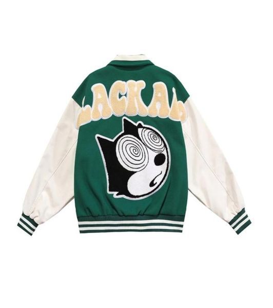 mens vintage baseball varsity jacket cartoon patchwork color bomber jackets harajuku college style oversized coat autumn5309541451, Black;brown
mens vintage baseball varsity jacket cartoon patchwork color bomber jackets harajuku college style oversized coat autumn5309541451, Black;brown
