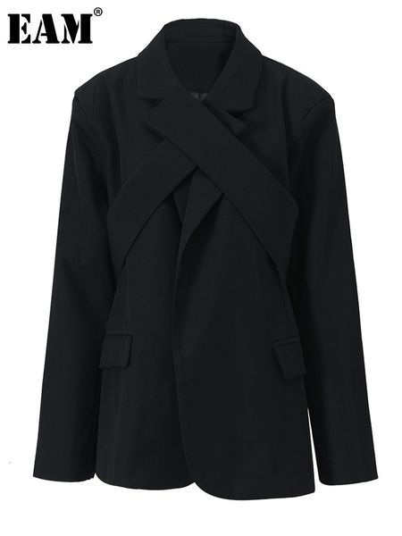 womens suits blazers eam women black cross big size elegant blazer lapel long sleeve loose fit jacket fashion spring autumn 1df4373 230817, White;black
womens suits blazers eam women black cross big size elegant blazer lapel long sleeve loose fit jacket fashion spring autumn 1df4373 230817, White;black