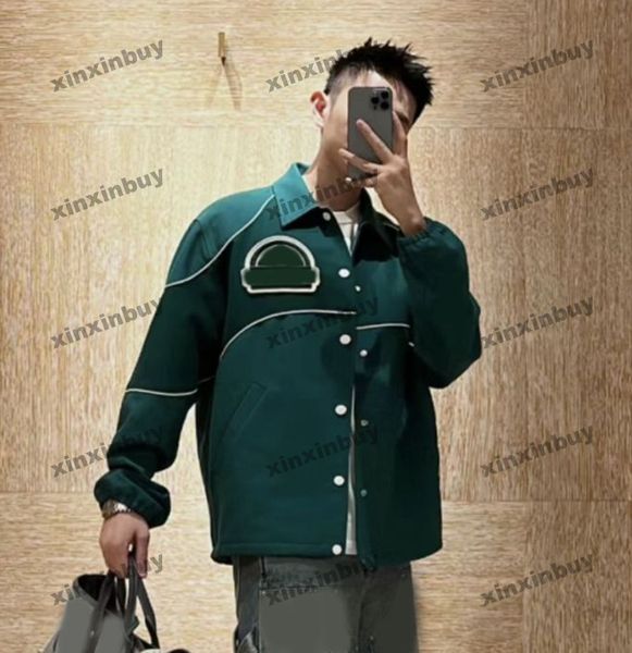 xinxinbuy men designer coat jacket panelled label patch pocket long sleeve women gray black green khaki xs-xl, Black;brown
xinxinbuy men designer coat jacket panelled label patch pocket long sleeve women gray black green khaki xs-xl, Black;brown