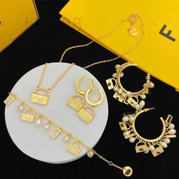 bracelet, earrings & necklace designer handheld bag pearl combined with tassel design brass material temperament lady sweet jewelry set for, Black
bracelet, earrings & necklace designer handheld bag pearl combined with tassel design brass material temperament lady sweet jewelry set for, Black