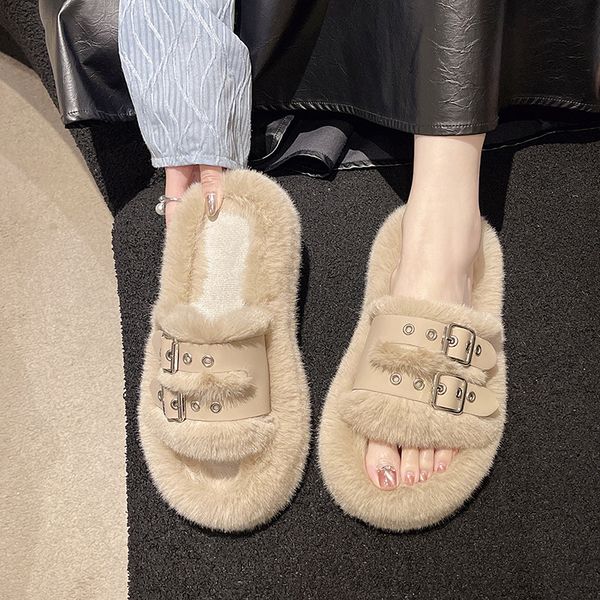 women winter home autumn new product warm winter cotton slippers belt buckle white wood floor warm breathable wear-resistant outdoor shoes, Black
women winter home autumn new product warm winter cotton slippers belt buckle white wood floor warm breathable wear-resistant outdoor shoes, Black