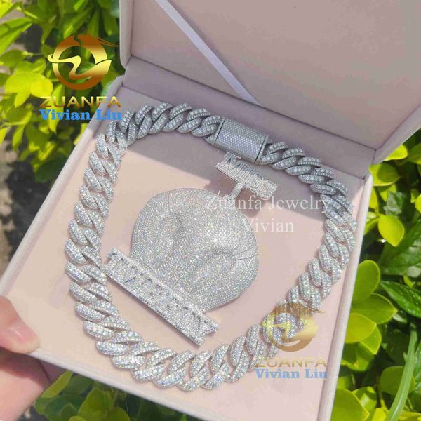 iced out fashion jewelry 925 sterling silver necklace for men vvs moissanite diamond cuban link chain
iced out fashion jewelry 925 sterling silver necklace for men vvs moissanite diamond cuban link chain