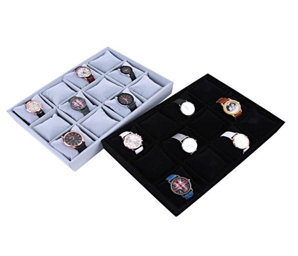 12 grids black flocking watch case jewelry display box watch display box2286268, Black;blue
12 grids black flocking watch case jewelry display box watch display box2286268, Black;blue