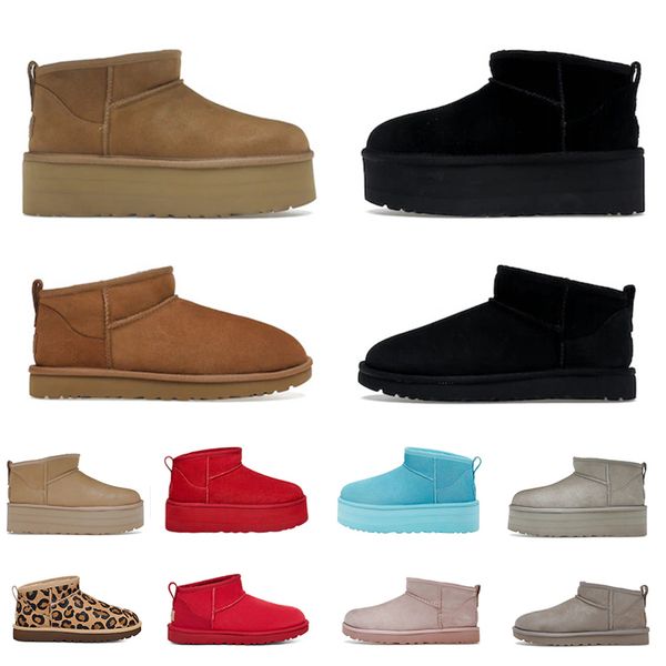 designer women boots uggs classic ultra mini platform boot winter sheepskin cowhide chestnut ankle fluffy booties for women antelope brown c, Black
designer women boots uggs classic ultra mini platform boot winter sheepskin cowhide chestnut ankle fluffy booties for women antelope brown c, Black