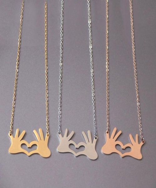 well designed origami palm heart pendants necklace love heart stainless steel charms chokers necklaces women girls kids loved gift9760295, Silver
well designed origami palm heart pendants necklace love heart stainless steel charms chokers necklaces women girls kids loved gift9760295, Silver
