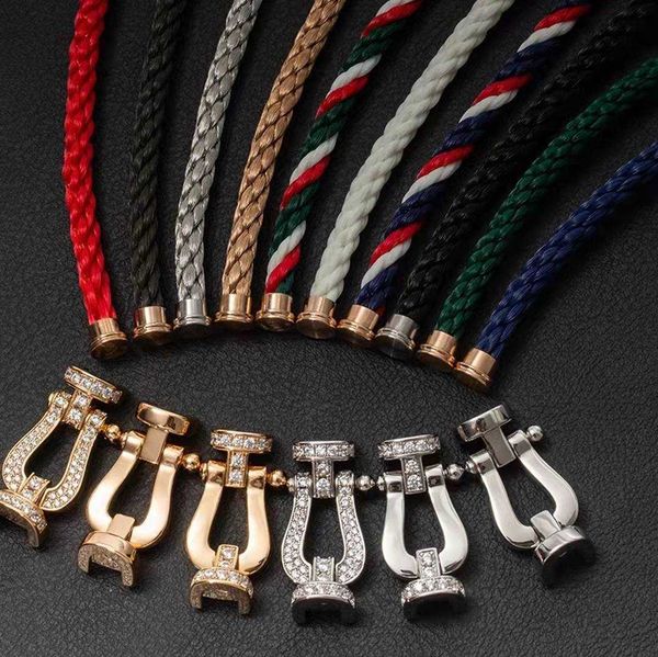 designer bracelet luxury freds bracelet rope 18k gold full diamond companion diamond size horseshoe buckle bracelet for couples, Golden;silver
designer bracelet luxury freds bracelet rope 18k gold full diamond companion diamond size horseshoe buckle bracelet for couples, Golden;silver
