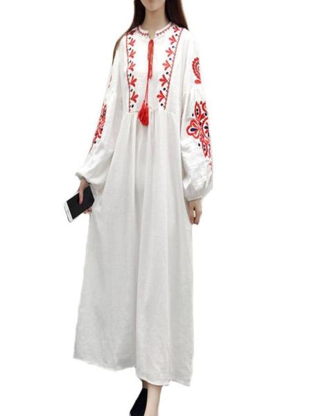 casual dresses plus size loose bohemia embroidery 2022 ethnic vintage women lantern sleeve floral embroidered a line cotton dress8478944, Black;gray 
casual dresses plus size loose bohemia embroidery 2022 ethnic vintage women lantern sleeve floral embroidered a line cotton dress8478944, Black;gray
