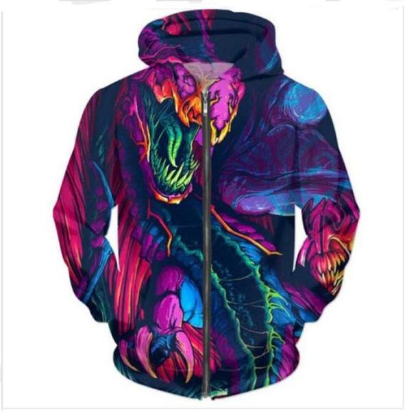 new fashion mens 3d hoodies hyper beast style printed zipper hoodies hip hop casual sweatshirt lm0194375581, Black
new fashion mens 3d hoodies hyper beast style printed zipper hoodies hip hop casual sweatshirt lm0194375581, Black
