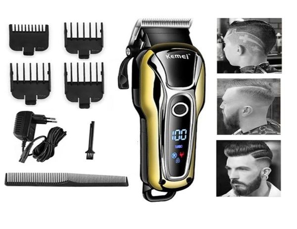 kemei1990 barber kit cutter hair clipper professional trimmer for men haircut rechargeable salon electric trimmers shaver lcd dis7874867
kemei1990 barber kit cutter hair clipper professional trimmer for men haircut rechargeable salon electric trimmers shaver lcd dis7874867