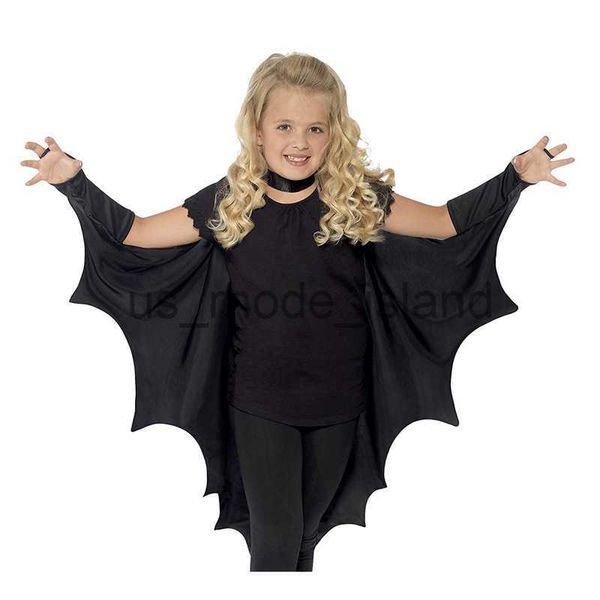 cosplay halloween black bat wing cape cloak costume for kids child boys girls x0818, Blue 
cosplay halloween black bat wing cape cloak costume for kids child boys girls x0818, Blue