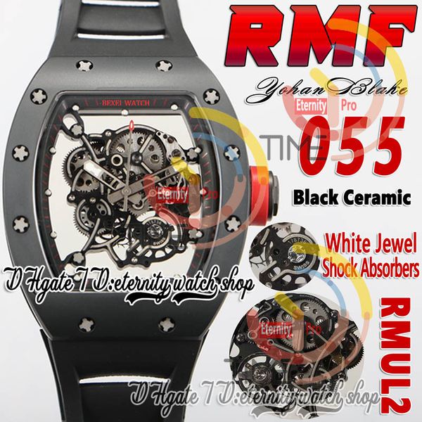 rmf 055 mens watch rmul2 mechanical hand-winding black ceramic case gray sand screws skeleton dial black inner ring rubber strap super editi, Slivery;brown
rmf 055 mens watch rmul2 mechanical hand-winding black ceramic case gray sand screws skeleton dial black inner ring rubber strap super editi, Slivery;brown