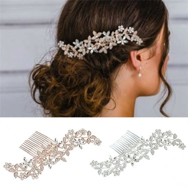 headpieces wedding accessories party events bridal tiaras stunning fine comb jewelry gold rose and siery hairpin for bride, Silver
headpieces wedding accessories party events bridal tiaras stunning fine comb jewelry gold rose and siery hairpin for bride, Silver