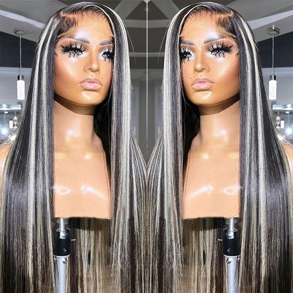 Grey Highlight Wig Transparent Lace Front Human Hair Wigs for Women Pre Plucked Remy Straight HD Lace Frontal Wig Invisible, Customize
Grey Highlight Wig Transparent Lace Front Human Hair Wigs for Women Pre Plucked Remy Straight HD Lace Frontal Wig Invisible, Customize