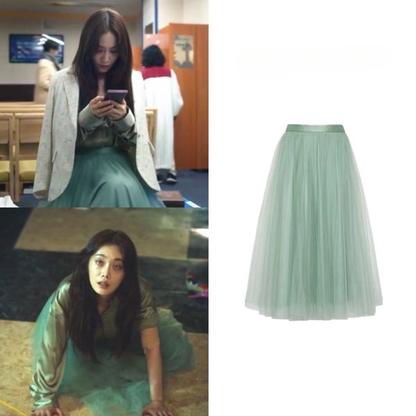 skirts kpop korean drama women temperament midlength ruffles mesh pleated elegant highwaisted fairy aline long tulle 230817, Black
skirts kpop korean drama women temperament midlength ruffles mesh pleated elegant highwaisted fairy aline long tulle 230817, Black
