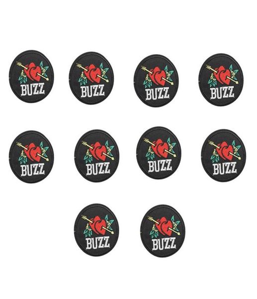 10pcs buzz patches for clothing iron fashion embroidery patch for cloth applique sewing accessories stickers badge on clothes iron3729337, Black
10pcs buzz patches for clothing iron fashion embroidery patch for cloth applique sewing accessories stickers badge on clothes iron3729337, Black