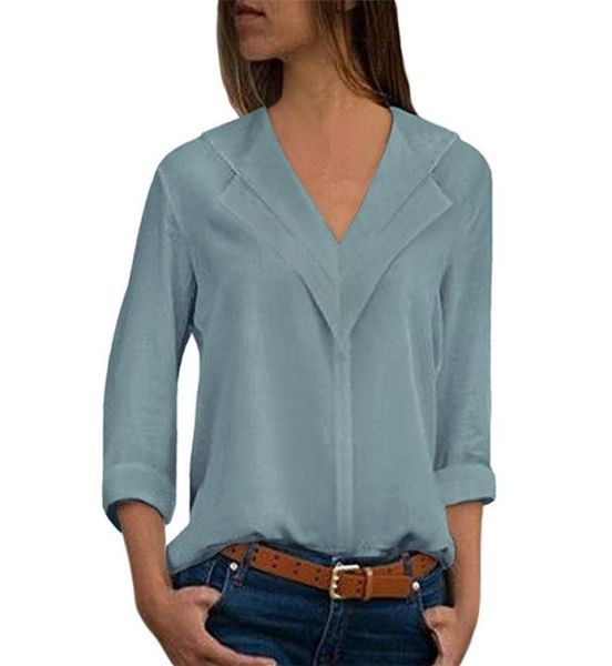 white blouse long sleeve chiffon blouse double vneck women and blouses solid office shirt lady blouse shirt blusas camisa6033174
white blouse long sleeve chiffon blouse double vneck women and blouses solid office shirt lady blouse shirt blusas camisa6033174