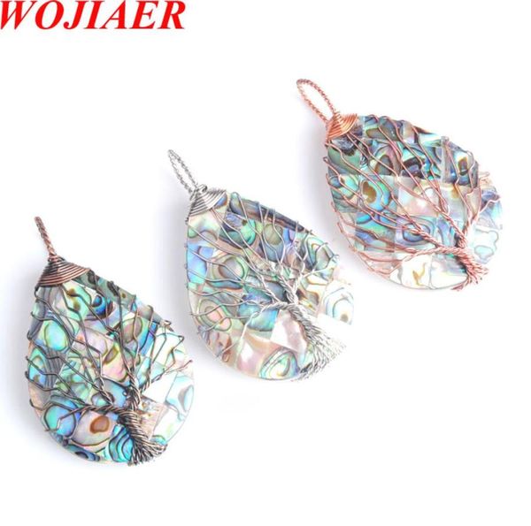 wojiaer tree of life wire wrap water drop bead necklace pendant natural abalone shell jewelry chain 18 inches bw9192304046, Silver
wojiaer tree of life wire wrap water drop bead necklace pendant natural abalone shell jewelry chain 18 inches bw9192304046, Silver