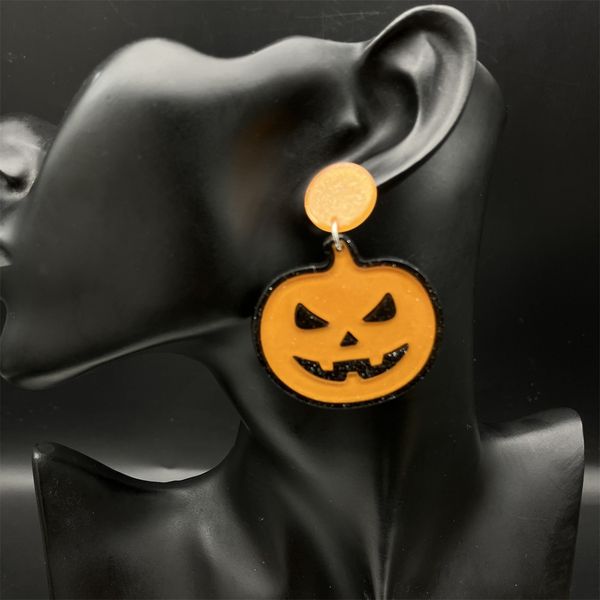 europe and america exaggerate retro pumpkin earrings halloween funny ghost earrings, Silver
europe and america exaggerate retro pumpkin earrings halloween funny ghost earrings, Silver