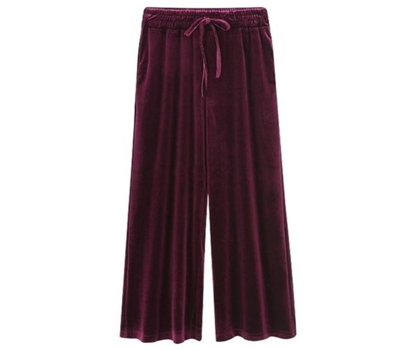 women pants autumn winter thick velvet pants elastic waist trousers casual wide leg pants plus size black loose trousers m6xl 2018561317, Black;white
women pants autumn winter thick velvet pants elastic waist trousers casual wide leg pants plus size black loose trousers m6xl 2018561317, Black;white