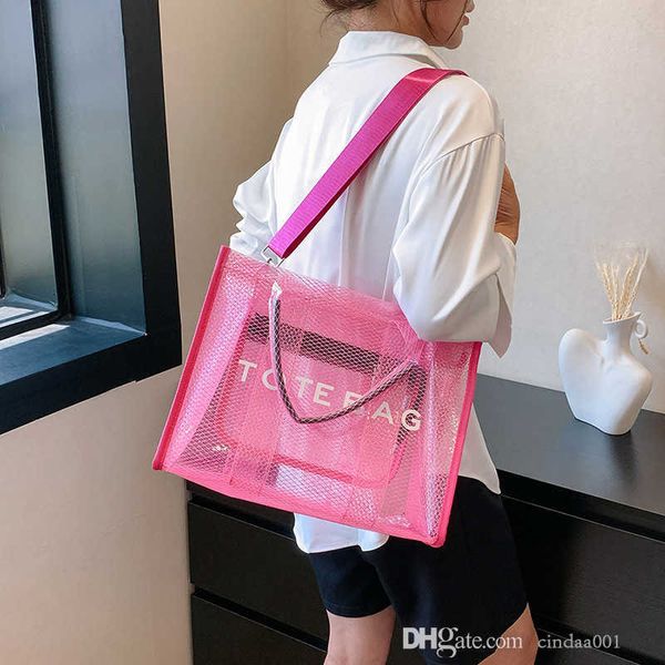simple and transparent pvc jelly bag high capacity traveling bag womens new fashion trend handbag commuter tote bags
simple and transparent pvc jelly bag high capacity traveling bag womens new fashion trend handbag commuter tote bags