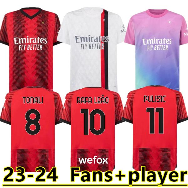 23/24 ac milans ibrahimovic giroud soccer jerseys 2023 away pulisic theo tonali 4th shirt romagnoli rafa leao s.castillejo saelemaekers reij, Black;yellow
23/24 ac milans ibrahimovic giroud soccer jerseys 2023 away pulisic theo tonali 4th shirt romagnoli rafa leao s.castillejo saelemaekers reij, Black;yellow