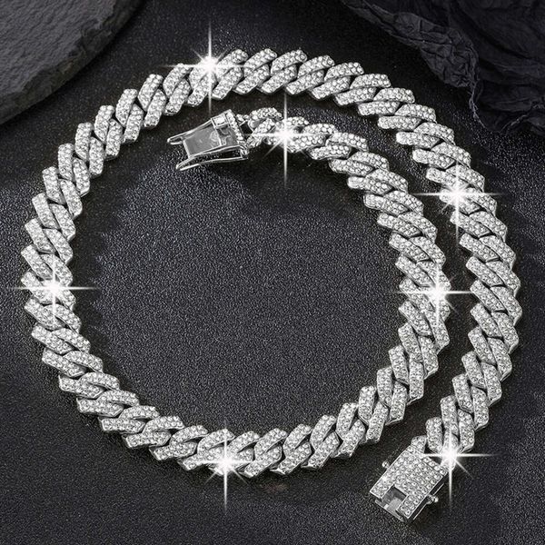 designer jewelry chains for men hip hop style diamond 14mm cuban necklace cuban link moissanite chain iced out chainmen jewelry hip hop jewe, Silver
designer jewelry chains for men hip hop style diamond 14mm cuban necklace cuban link moissanite chain iced out chainmen jewelry hip hop jewe, Silver