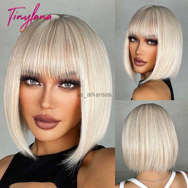 synthetic wigs gray platinum short straight synthetic bob wigs white blonde hair with fluffy bangs for women cosplay daily heat resistant wi, Black
synthetic wigs gray platinum short straight synthetic bob wigs white blonde hair with fluffy bangs for women cosplay daily heat resistant wi, Black