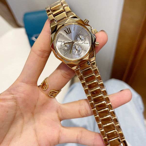luxury women watch brand designer lady gold watches stainless steel band 38mm quartz fashion wristwatch christmas birthday mother's day, Slivery;brown
luxury women watch brand designer lady gold watches stainless steel band 38mm quartz fashion wristwatch christmas birthday mother's day, Slivery;brown