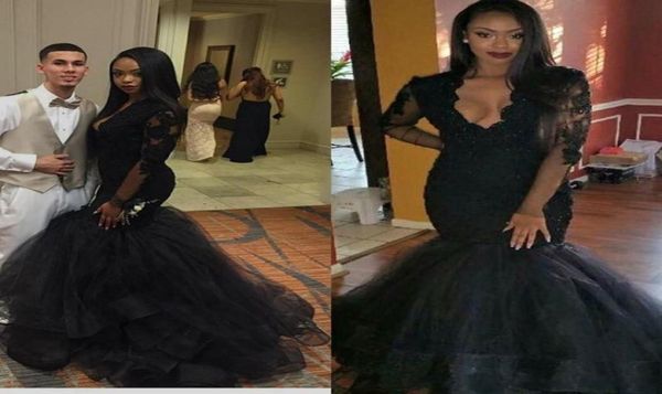 2019 black mermaid prom dresses long sleeves v neck appliques beads evening dress formal african party gowns plus size4224074
2019 black mermaid prom dresses long sleeves v neck appliques beads evening dress formal african party gowns plus size4224074