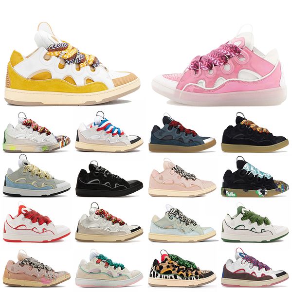 luxury women men designer casual shoes paris platform leather curb sneakers embossed mother and child nappa calfskin suede double woven lace, Black
luxury women men designer casual shoes paris platform leather curb sneakers embossed mother and child nappa calfskin suede double woven lace, Black
