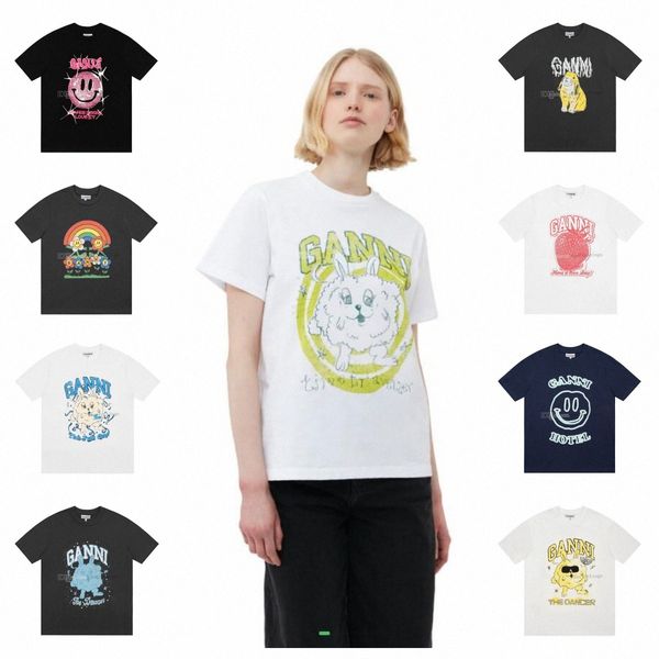 ganni tshirt women designer t shirt beach tees versatile fruits peach cartoon print round neck casual loose pullover short sleeve t-shirt, White
ganni tshirt women designer t shirt beach tees versatile fruits peach cartoon print round neck casual loose pullover short sleeve t-shirt, White