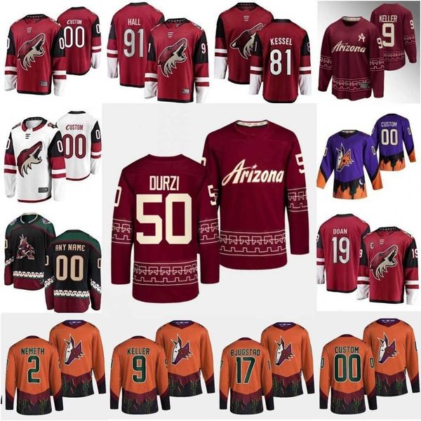 #92 logan cooley reverse retro hockey jersey #9 clayton keller matt dumba shane doan nick schmaltz phil kessel bjugstad sean durzi lawson cr, Black;red
#92 logan cooley reverse retro hockey jersey #9 clayton keller matt dumba shane doan nick schmaltz phil kessel bjugstad sean durzi lawson cr, Black;red