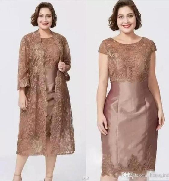 new custom made mother of bride dresses suits lace appliqued sheath scoop neck satin knee length two piece formal evening gown bc09525351, Black;red
new custom made mother of bride dresses suits lace appliqued sheath scoop neck satin knee length two piece formal evening gown bc09525351, Black;red