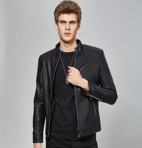 songsanding spring autumn biker leather jacket men fur coat motorcycle pu casual slim fit outwear male black clothing plus size m8918617, Black;brown
songsanding spring autumn biker leather jacket men fur coat motorcycle pu casual slim fit outwear male black clothing plus size m8918617, Black;brown