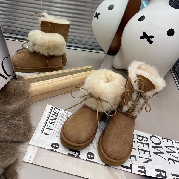 designer fluffy snow boots mini women winter australia platform ug boot fur slipper ankle wool shoes sheepskin real leather classic brand ca, Black
designer fluffy snow boots mini women winter australia platform ug boot fur slipper ankle wool shoes sheepskin real leather classic brand ca, Black