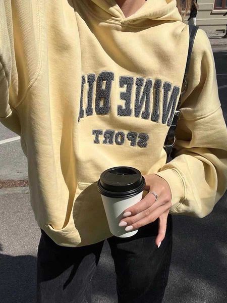 hoodie 23aw bing women designer sweatshirt new anines classic sweater letter hand embroidered round neck with plush lining women pullover fa, Black
hoodie 23aw bing women designer sweatshirt new anines classic sweater letter hand embroidered round neck with plush lining women pullover fa, Black