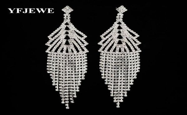 yfjewe fashion rhinestone crystal gold and sliver color long dangle earrings for women wedding jewelry accessories brincos e2891673386, Silver
yfjewe fashion rhinestone crystal gold and sliver color long dangle earrings for women wedding jewelry accessories brincos e2891673386, Silver