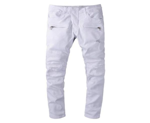 men039s jeans white stretch denim biker for motorcycle streetwear slim fit holes ripped pants trousers 946115, Blue
men039s jeans white stretch denim biker for motorcycle streetwear slim fit holes ripped pants trousers 946115, Blue