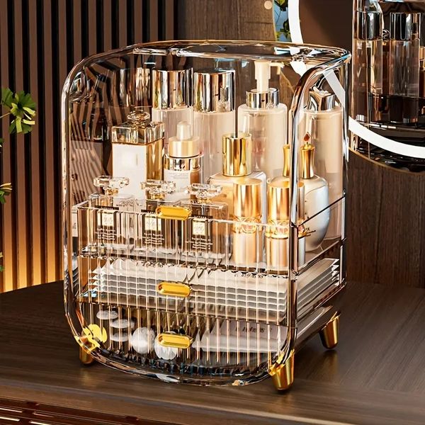 organize your skin care products with this large capacity acrylic facial mask storage box
organize your skin care products with this large capacity acrylic facial mask storage box