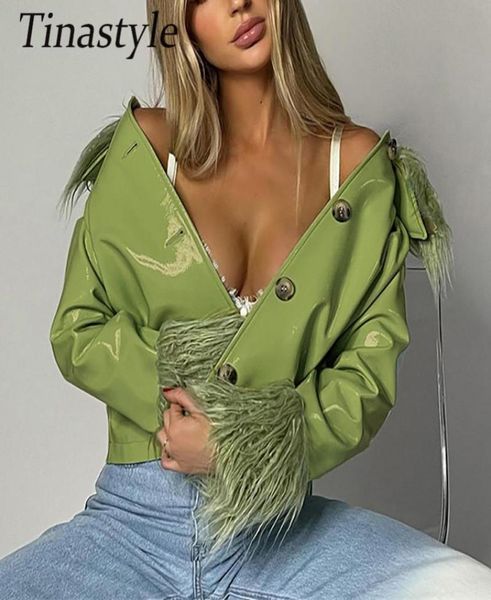 women039s jackets tinastyle feather patchwork pu leather for women 2022 buttons short y2k winter clothes casual outerwear5355724, Black;brown
women039s jackets tinastyle feather patchwork pu leather for women 2022 buttons short y2k winter clothes casual outerwear5355724, Black;brown