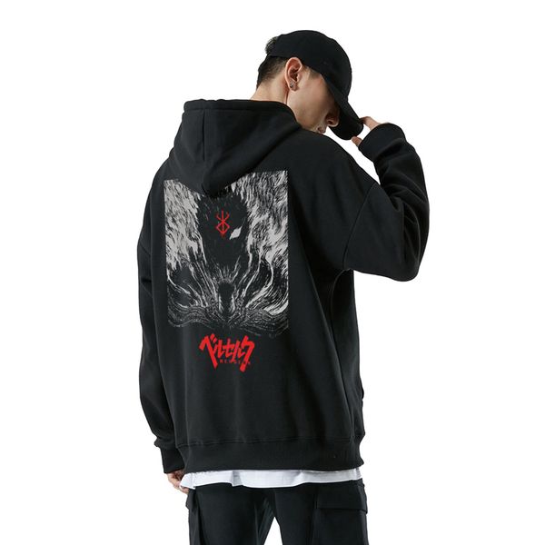 men's hoodies sweatshirts anime hoodies y2k cotton winter hooded women men harajuku sweatshirts berserk guts griffith print streetwear, Black
men's hoodies sweatshirts anime hoodies y2k cotton winter hooded women men harajuku sweatshirts berserk guts griffith print streetwear, Black