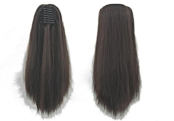 009 synthetic ponytail long straight hair 16quot22quot clip ponytail hair extension blonde brown ombre hair tail with drawstr3931252, Black
009 synthetic ponytail long straight hair 16quot22quot clip ponytail hair extension blonde brown ombre hair tail with drawstr3931252, Black
