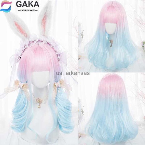 synthetic wigs gaka long natural curly synthetic hair pink gradient blue/purple cosplay wig with bangs for women hkd230818, Black
synthetic wigs gaka long natural curly synthetic hair pink gradient blue/purple cosplay wig with bangs for women hkd230818, Black
