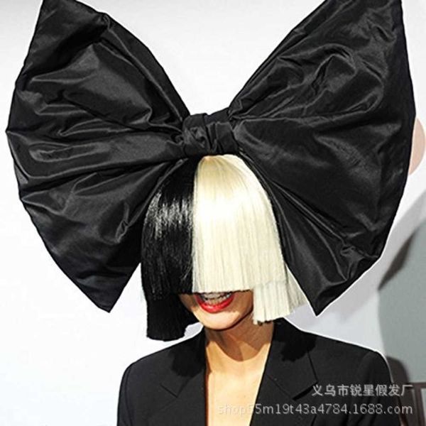 sia star singer same style this is active black light gold mixed color cos wig 230818
sia star singer same style this is active black light gold mixed color cos wig 230818