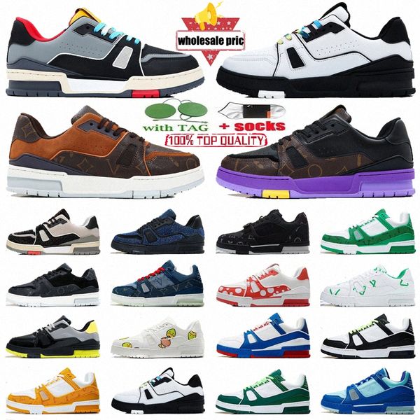 designer flat sneaker virgil trainer casual shoes denim canvas leather abloh white green red blue letter overlays fashion platform mens wome, Black
designer flat sneaker virgil trainer casual shoes denim canvas leather abloh white green red blue letter overlays fashion platform mens wome, Black
