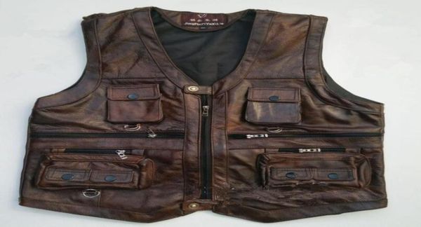 autumn new men039s waistcoat genuine leather vest reporters suit more than pocket men cowhide w9582999132, Black
autumn new men039s waistcoat genuine leather vest reporters suit more than pocket men cowhide w9582999132, Black